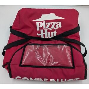 Vintage‎ Pizza Hut Insulated Delivery Bag Comin In Hot Version Red